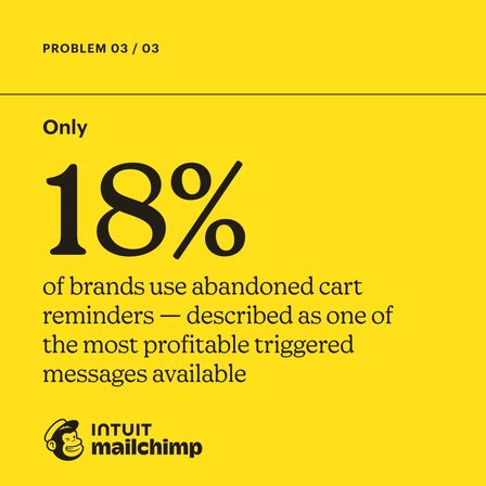 Mailchimp carousel ad, frame 4 of 5