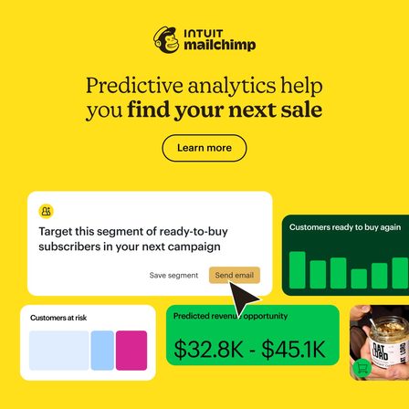 Mailchimp carousel ad, frame 4 of 6
