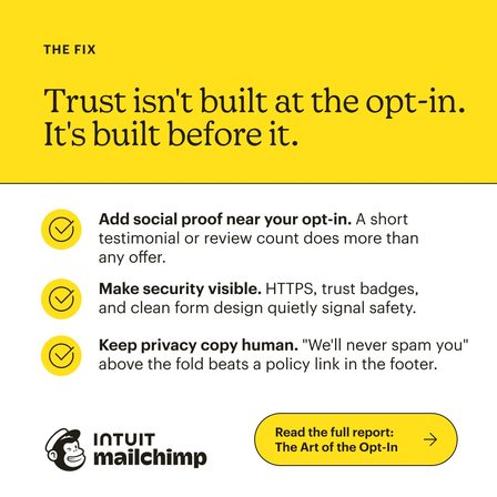 Mailchimp carousel ad, frame 5 of 5