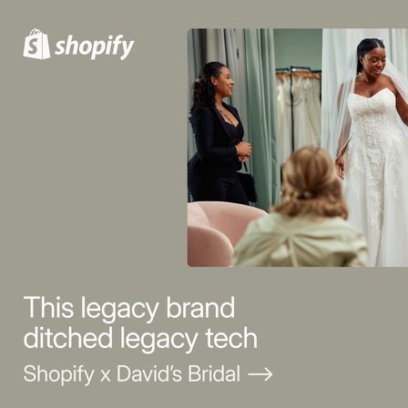 Shopify carousel ad, frame 1 of 5