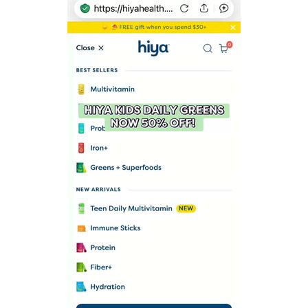 A UGC ad opening on a phone screen recording of the Hiya shop