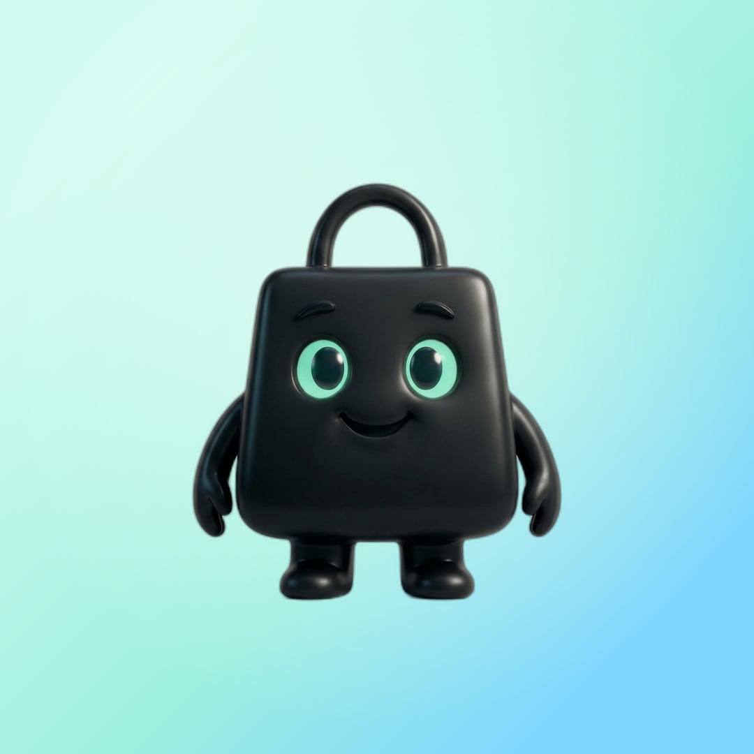 Selzy on a mint background, a profile picture for a new account