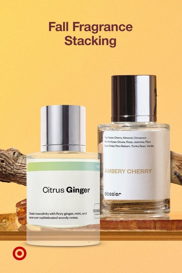 Target's Pin: Fall fragrance stacking, two perfume bottles