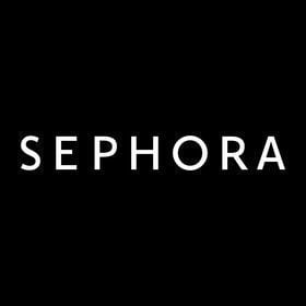 Sephora's Pinterest profile picture: the word Sephora on black