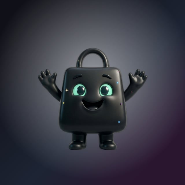 Selzy, the Selzee mascot, celebrating, as a TikTok avatar