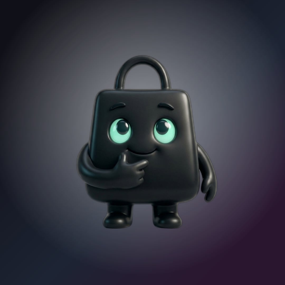 Selzy thinking, on a dark background, as a TikTok avatar