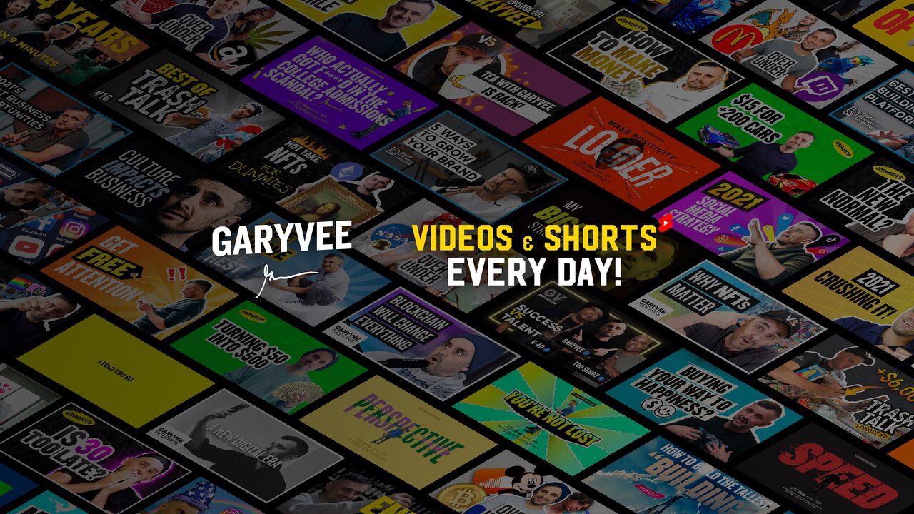 Gary Vaynerchuk's YouTube banner
