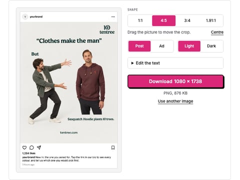 Instagram Mockup Generator preview