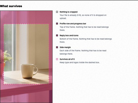Instagram Story Size Checker preview